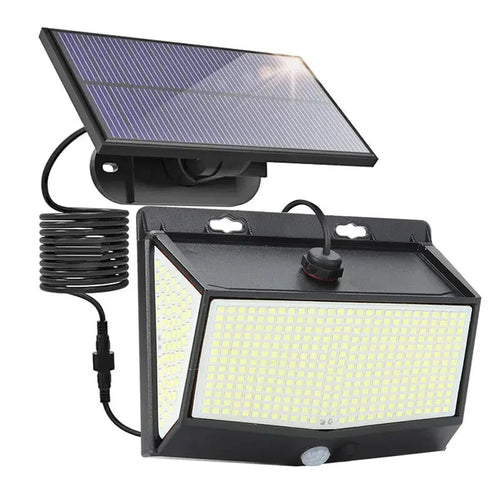مصباح LED خارجي يعمل بالطاقة الشمسية مع كاشف الحركة (IP65)