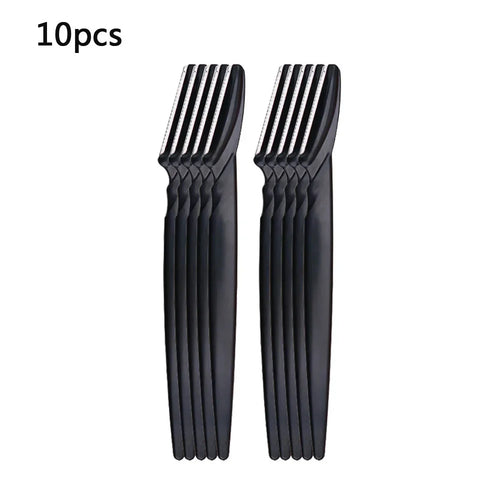 Eyebrow trimmer blade set