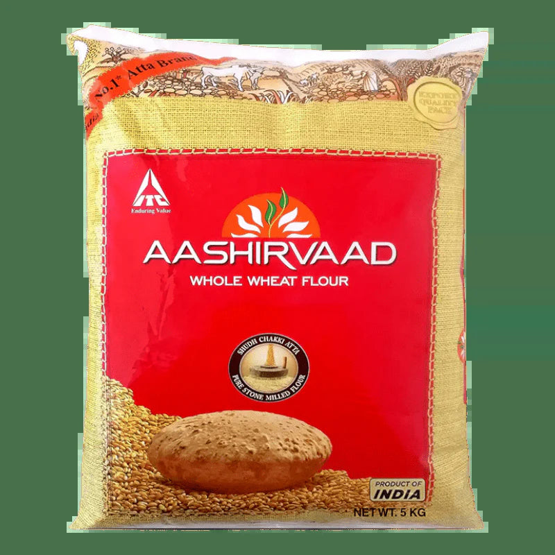 - 5Kg Chakki Atta (Vollkornmehl) Export Pack