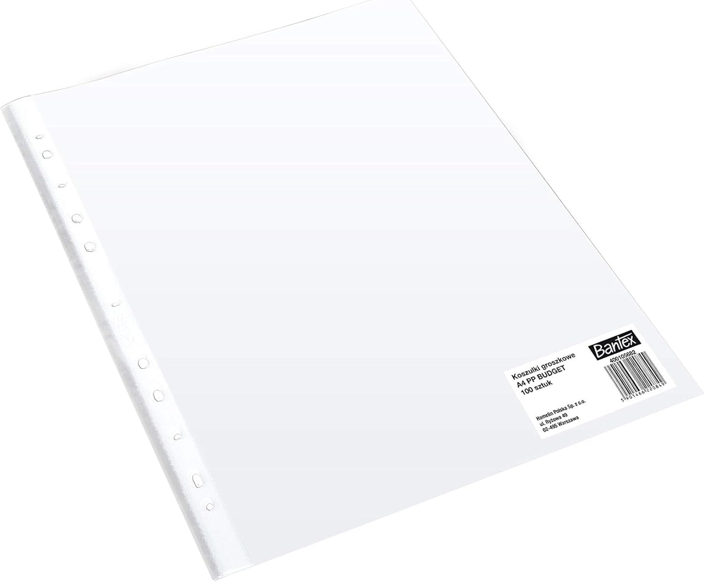 Prospekthüllen A4, 100 Stück, Transparent,  Budget, 400105682