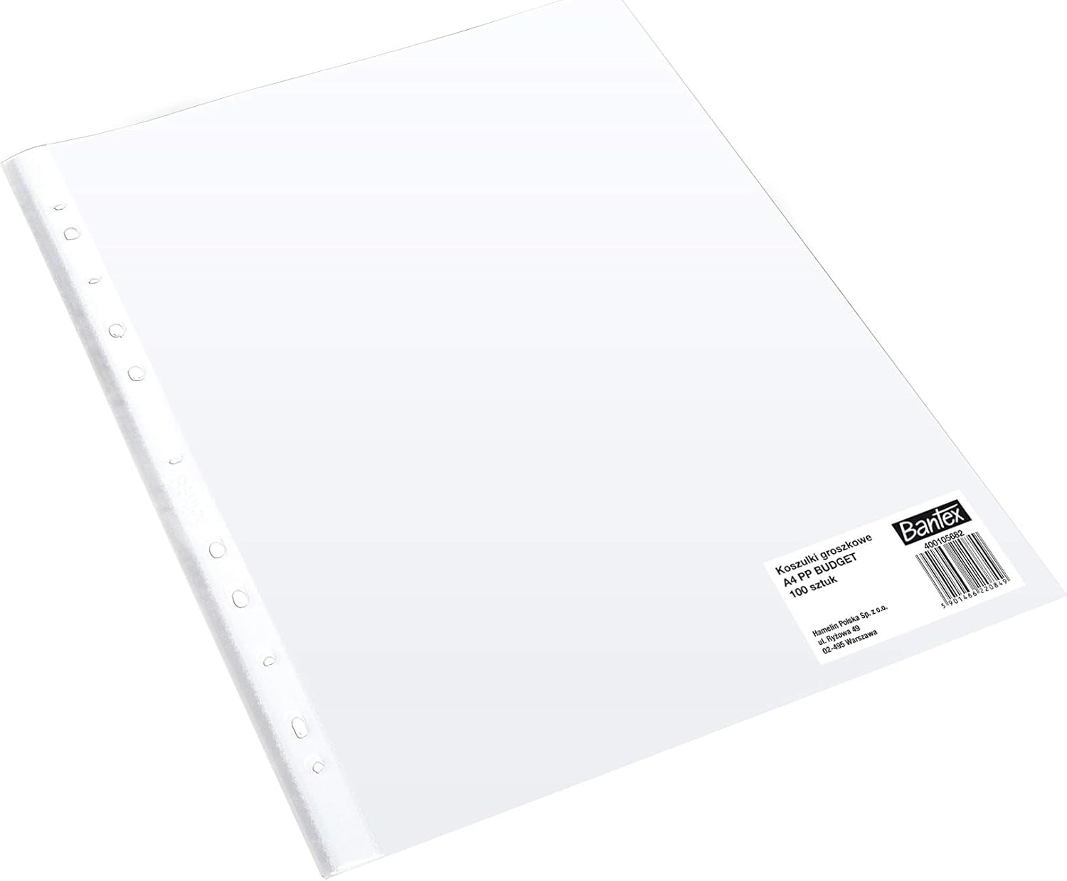 Prospekthüllen A4, 100 Stück, Transparent,  Budget, 400105682