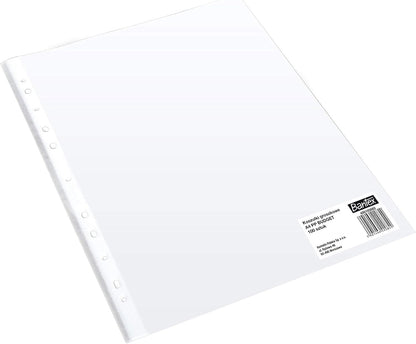 Prospekthüllen A4, 100 Stück, Transparent,  Budget, 400105682