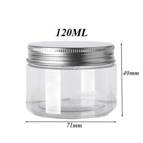 Aufbewahrungsdosen Set Transparent mit Aluminiumdeckel (10 Stück)