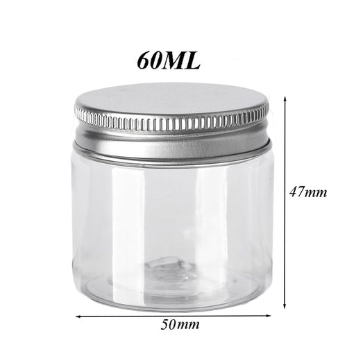 Aufbewahrungsdosen Set Transparent mit Aluminiumdeckel (10 Stück)