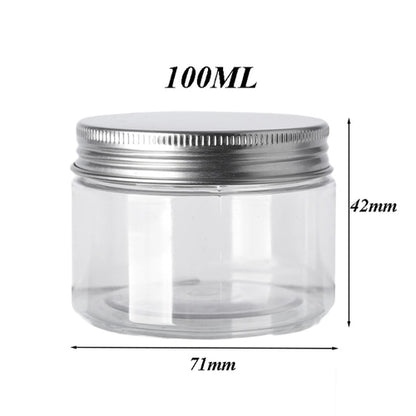 Aufbewahrungsdosen Set Transparent mit Aluminiumdeckel (10 Stück)