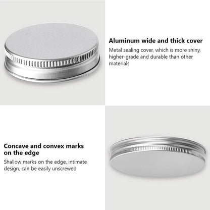Aufbewahrungsdosen Set Transparent mit Aluminiumdeckel (10 Stück)