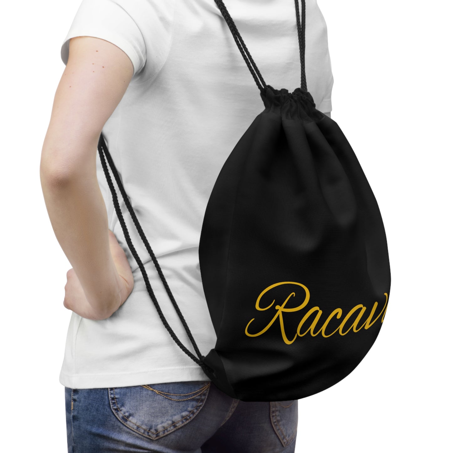 Drawstring bag with a stylish design