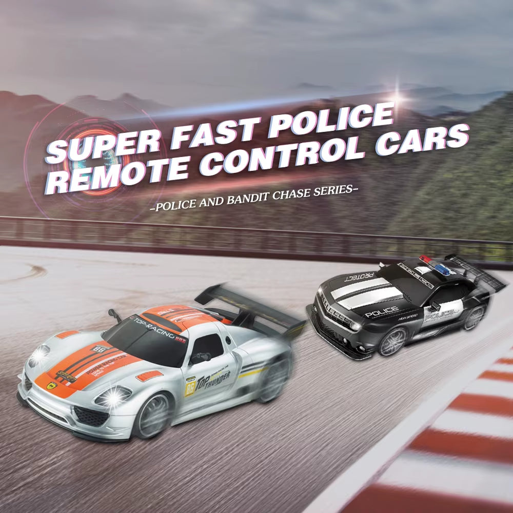 1/12 Große 2,4 Ghz Super Schnelle Polizei RC Auto Ferngesteuerte Autos