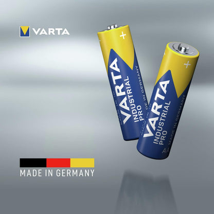 VARTA Batterien AA, Industrial Pro, Alkaline Batterie, 1,5V, Vorratspack in Umweltschonender Verpackung, Made in Germany [Exklusiv Bei Amazon] 40 Stück( 1Er Pack)