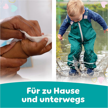 Pampers Sensitive Feuchttücher 15 Packungen Mit 80 Stück, 1200 Feuchttücher, Ohne Duft, Für Eine Sanfte Und Weiche Reinigung