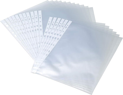 Prospekthüllen A4, 100 Stück, Transparent,  Budget, 400105682