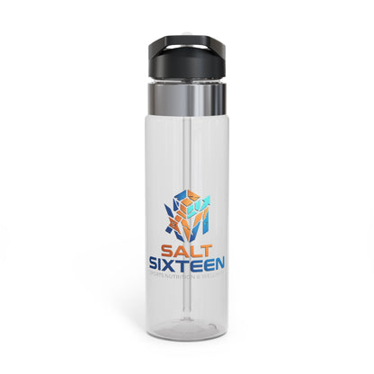 SaltSixteen Bottle Water Bottle 20oz Tritan Sports Bottle Straw BPA-Free