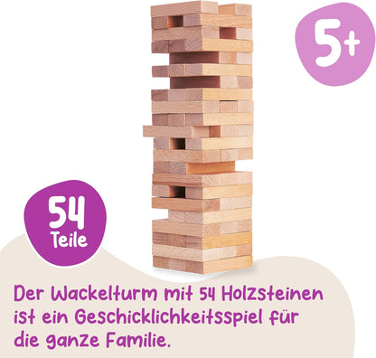 Eichhorn 100002466 Stapelspiel, Geschicklichkeitsspiel Für Die Ganze Familie
