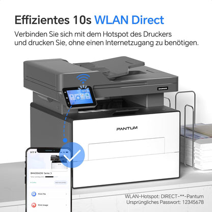 PANTUM BM4309ADW Multifunktionsdrucker Laserdrucker Schwarz Weiss