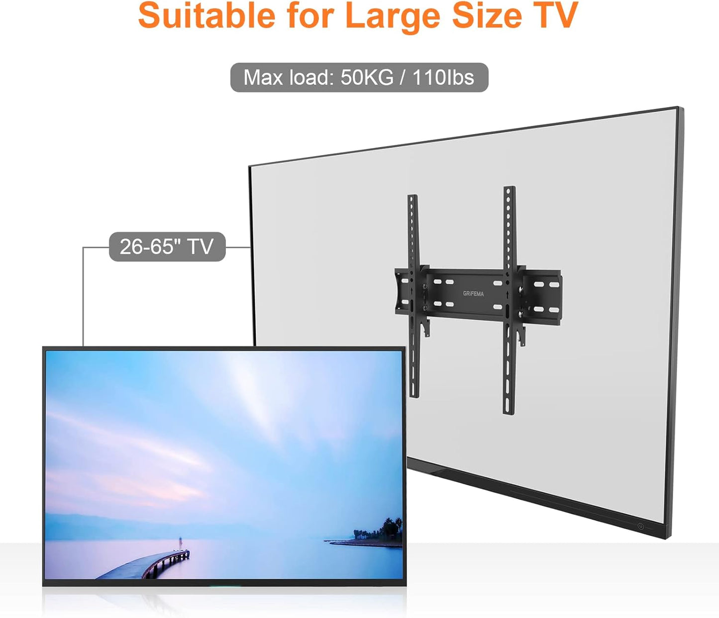 TV Wandhalterung Fernseher Für 26-65 Zoll