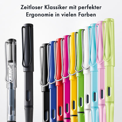 Safari Umbra Füller - Inkl. Tintenpatrone T 10 Blau - Rechtshänder