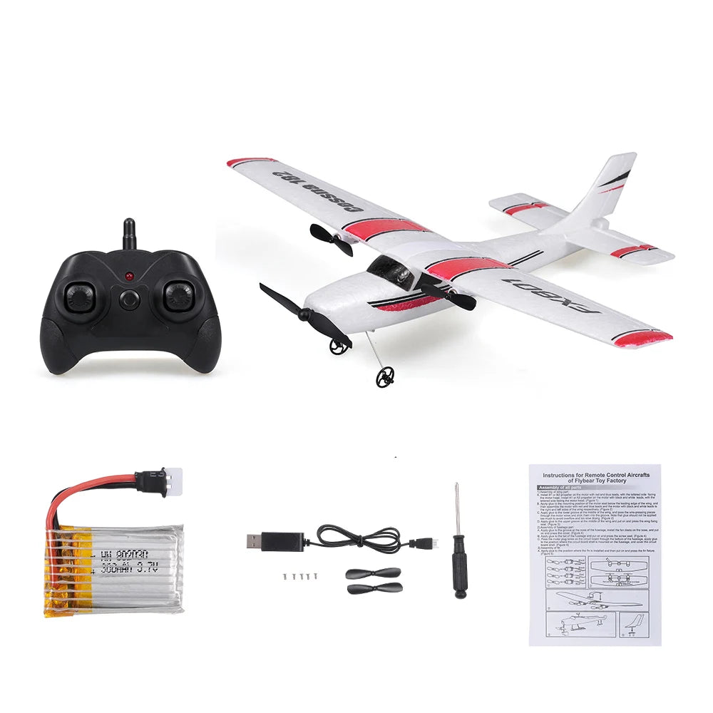 RC Flugzeug EPP Schaum 2,4G 2CH RTF Fernbedienung