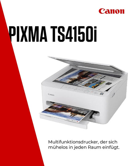 Canon PIXMA TS4150I -Wlan-Multifunktionsdrucker Mit Papierkassette
