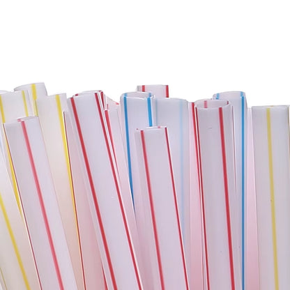 50-1000Pcs Mehrfarbige Trinkhalme Rietjes Milch Tee Bar Party Hochzeit Küche Home Zubehör Getränke Schwarz Stroh Großhandel