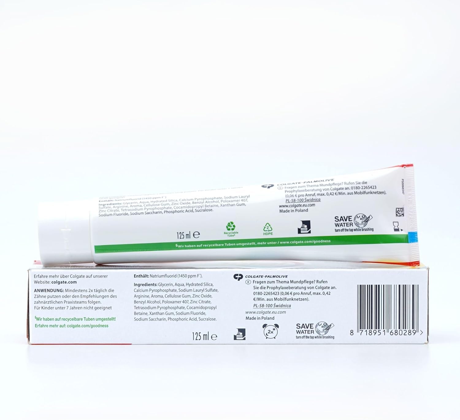 Colgate Zahnpasta Total Original 12X 125Ml XXXL