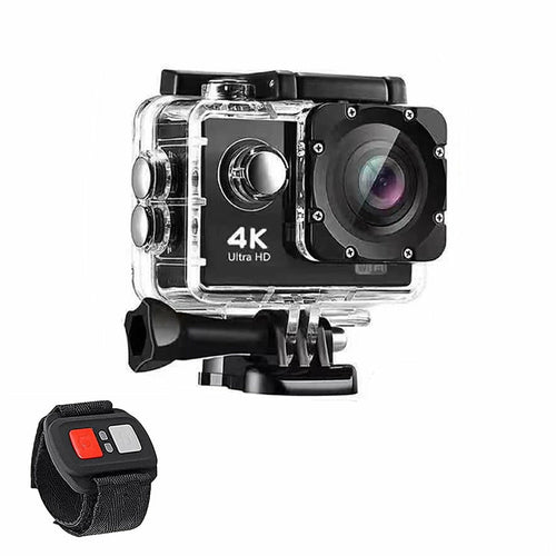 Ultra HD 4K Action Pro Camera with Wi-Fi &amp; Image Stabilization