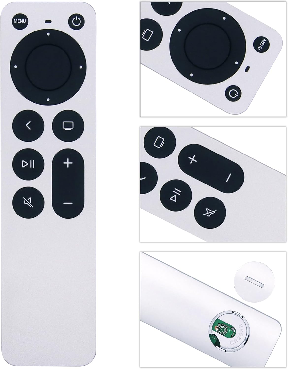 Neue Ersatzfernbedienung Für Apple TV, Apple TV Fernbedienung Kompatibel Mit Apple 1, 2, 3, 4, 5 Generation Und Apple TV 4K