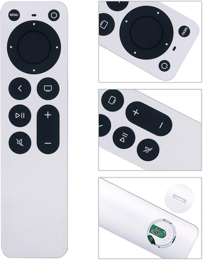 Neue Ersatzfernbedienung Für Apple TV, Apple TV Fernbedienung Kompatibel Mit Apple 1, 2, 3, 4, 5 Generation Und Apple TV 4K
