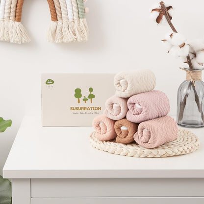 Susurration Lätzchen Baby Dreieckstuch Baby Musselin Halstuch Baby Für Junge Und Mädchen,Sabberlätzchen Baby Verstellbare