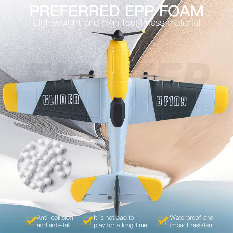 RC Flugzeug BF109 Professionelle 2,4G Radio Fernbedienung Flugzeug