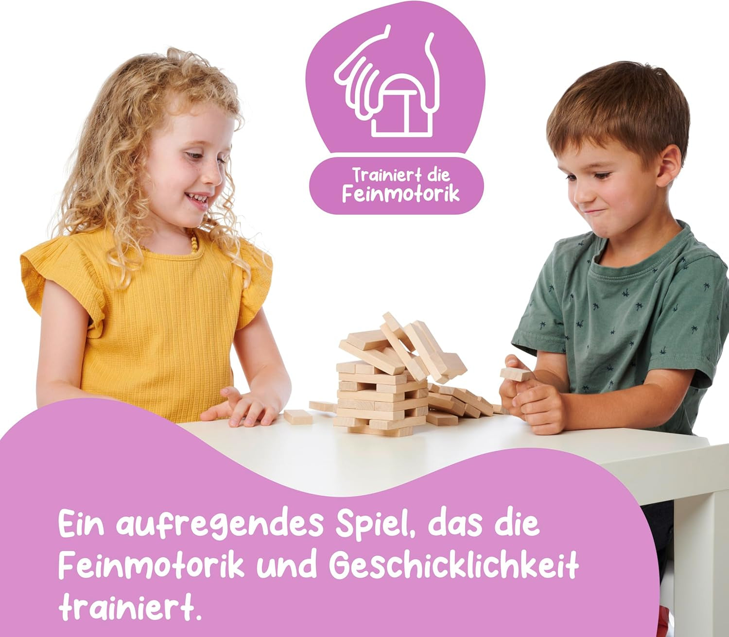 Eichhorn 100002466 Stapelspiel, Geschicklichkeitsspiel Für Die Ganze Familie