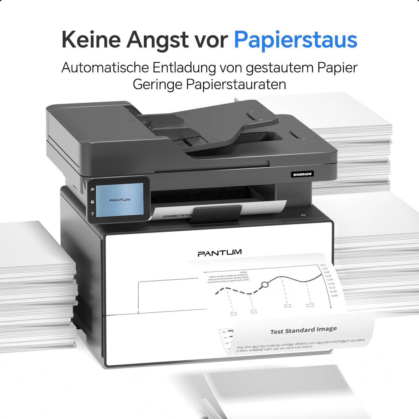 PANTUM BM4309ADW Multifunktionsdrucker Laserdrucker Schwarz Weiss