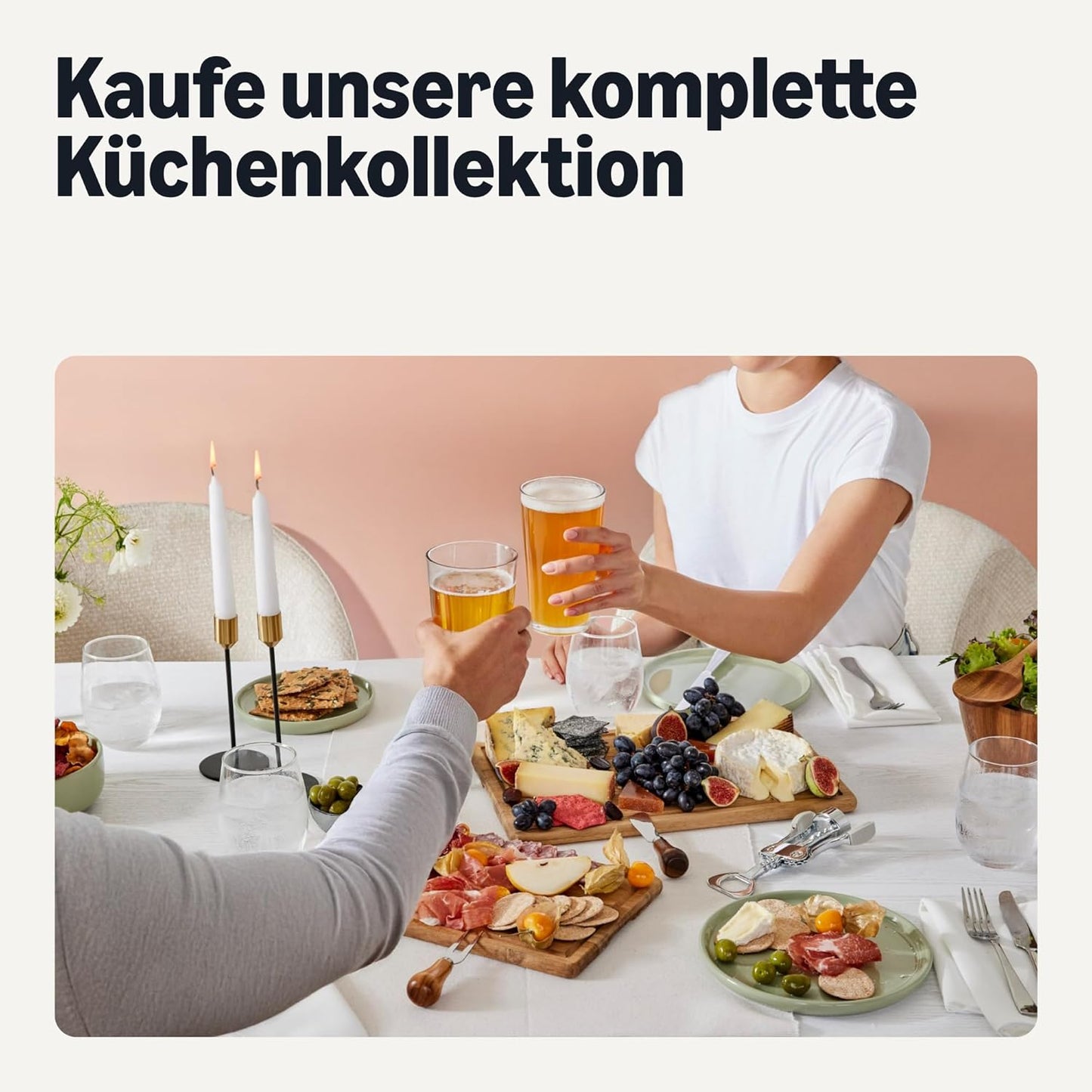 Amazon Basics Pint-Gläser, 6-Teiliges Set, 473,2Ml, Spülmaschinenfest
