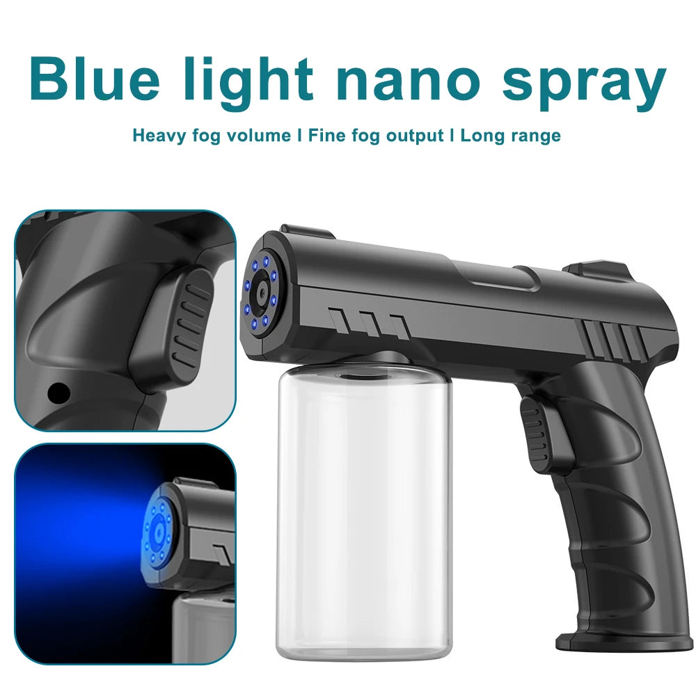 280ml Nano Blaulicht Sprüher – Kabellos, USB-Aufladung, ideal für Barber, Afters