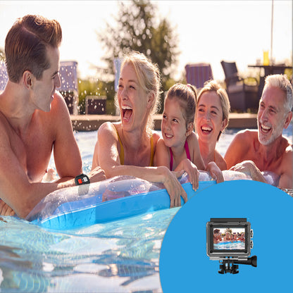 Ultra HD 4K Action Pro Camera with Wi-Fi &amp; Image Stabilization