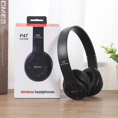 P47 Bluetooth 5.0 Faltbarer Wireless Kopfhörer mit Mikrofon