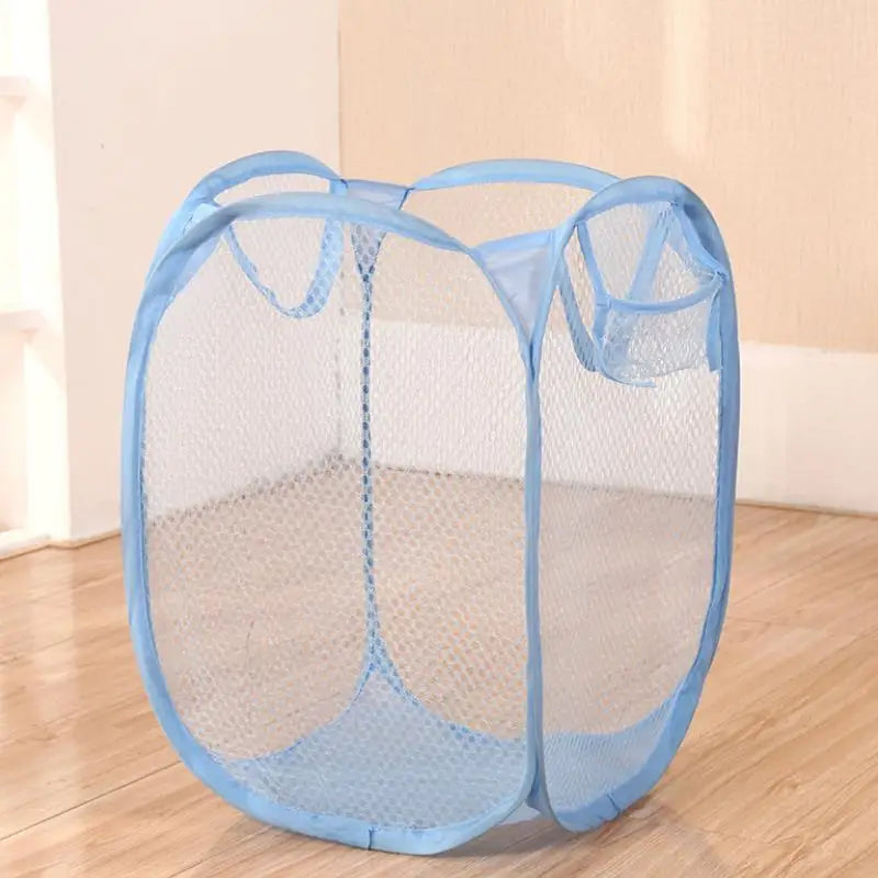 Faltbarer Wäschekorb aus Mesh – Minimalistisches Design