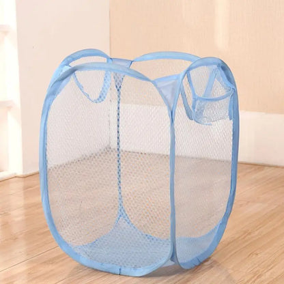 Faltbarer Wäschekorb aus Mesh – Minimalistisches Design