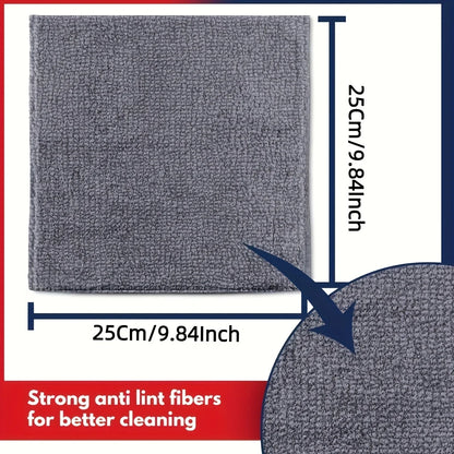 Microfiber cleaning cloths, light grey – 5/10/20 pieces 