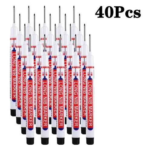 Deep Hole Marker 20mm Long Tip – For metal, wood and tight spaces 