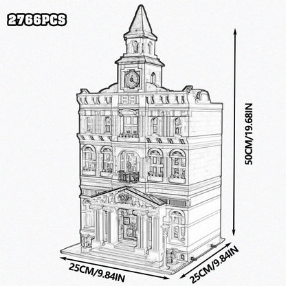 Build Your Dream City with the Street View City Building Blocks – Creative MOC Kits for Bank, Café Corner, Downtown Diner, and More!