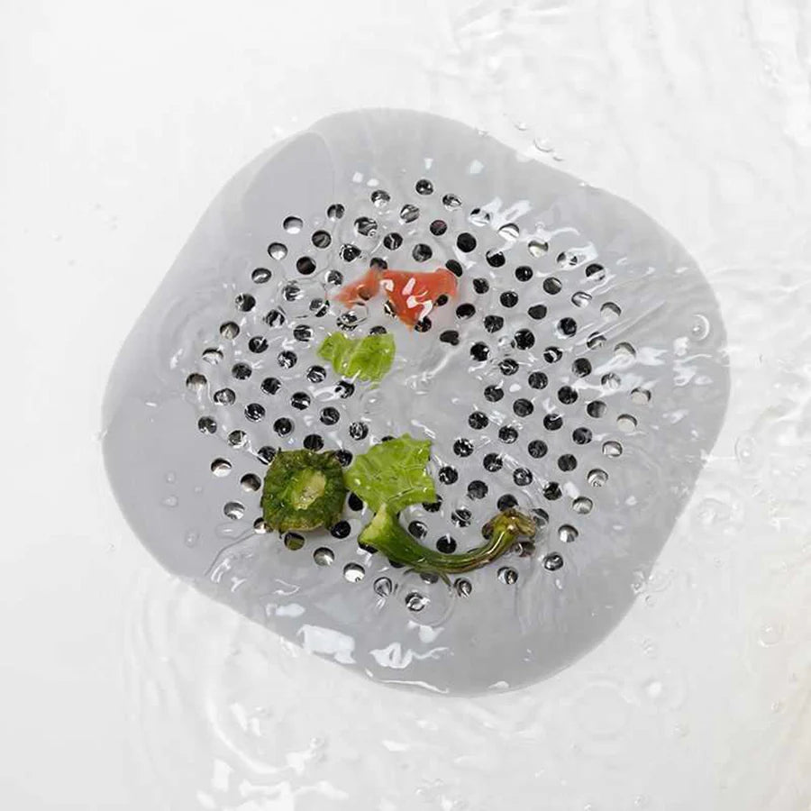 Silikon Abfluss Sticker für Bad, Haarsieb und Abfluss Filter