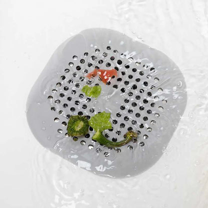 Silikon Abfluss Sticker für Bad, Haarsieb und Abfluss Filter
