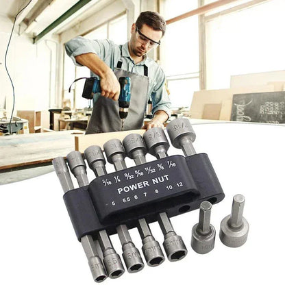Stecknuss Aufsätze für Bohrer & Schrauber Set – 9 / 14 Stück