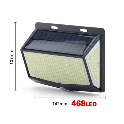 Solar LED outdoor light with motion detector (IP65) 