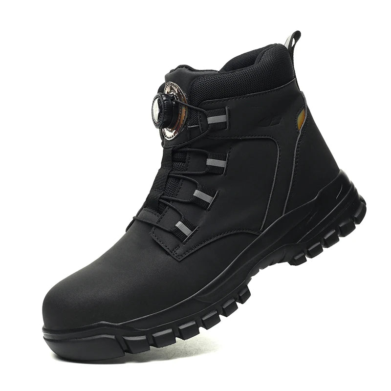 Wasserdichte Sicherheitsstiefel mit Stahlkappe für Herren Größen 41 bis 46