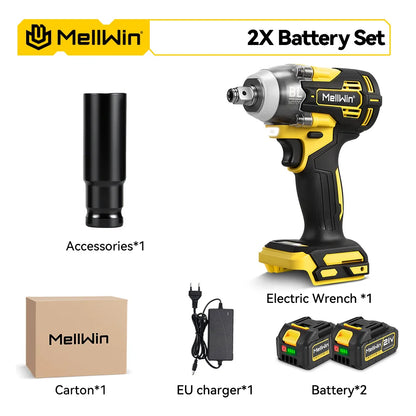 MELLWIN 520 N·m Brushless 3-in-1 Akku-Schlagschrauber