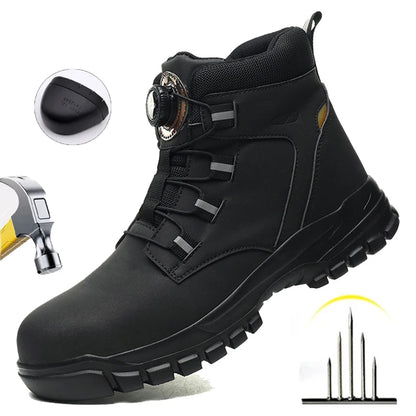 Wasserdichte Sicherheitsstiefel mit Stahlkappe für Herren Größen 41 bis 46