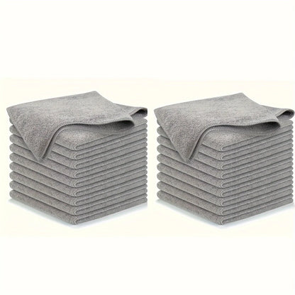 Microfiber cleaning cloths, light grey – 5/10/20 pieces 