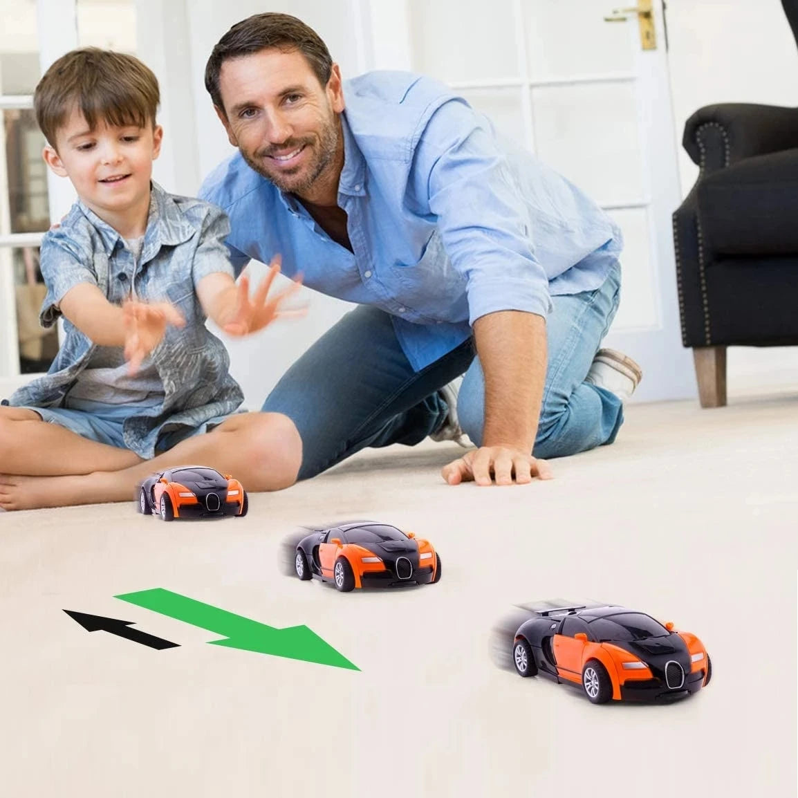 Transforming Robot Car Toy without Battery
