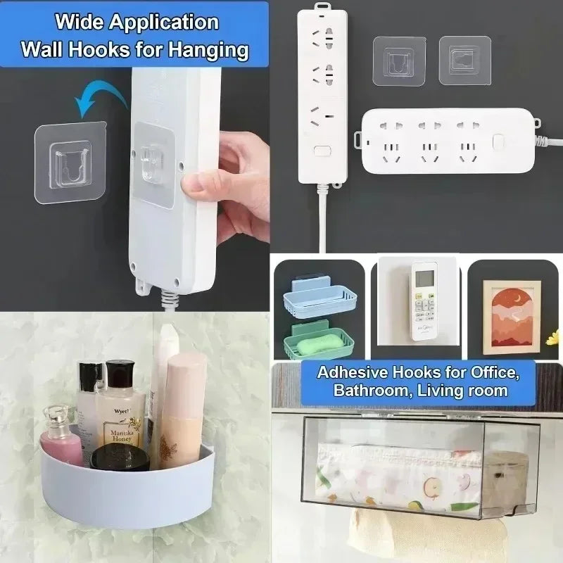Doppelseitige selbstklebende Wandhaken